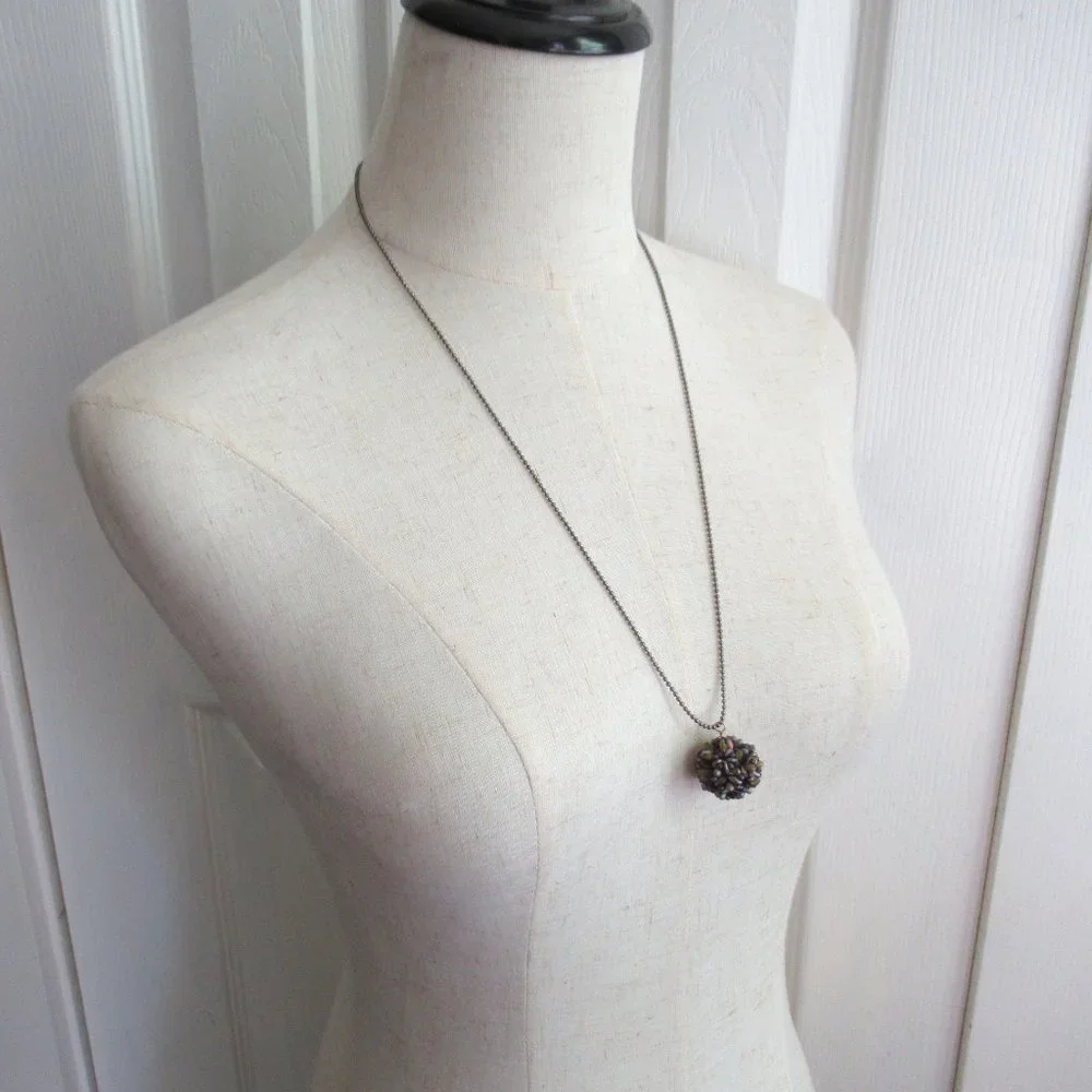 Handwoven Beaded bead necklace